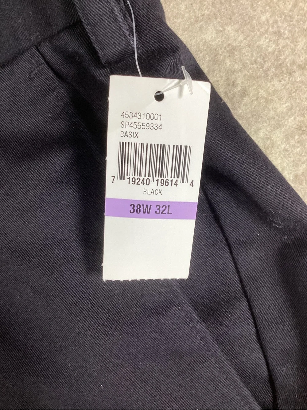 Izod Men's Black Chinos